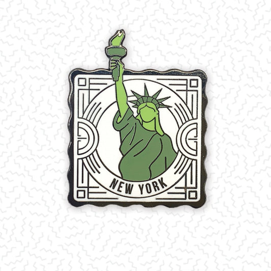 Lady Liberty Stamp Pin