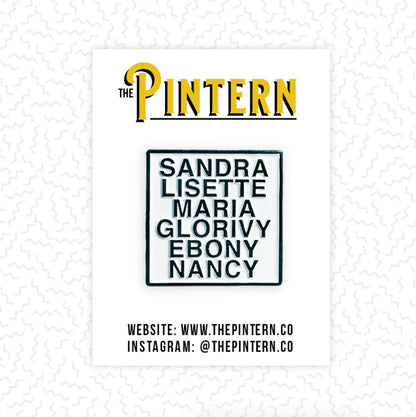 Founders Block Enamel Pin