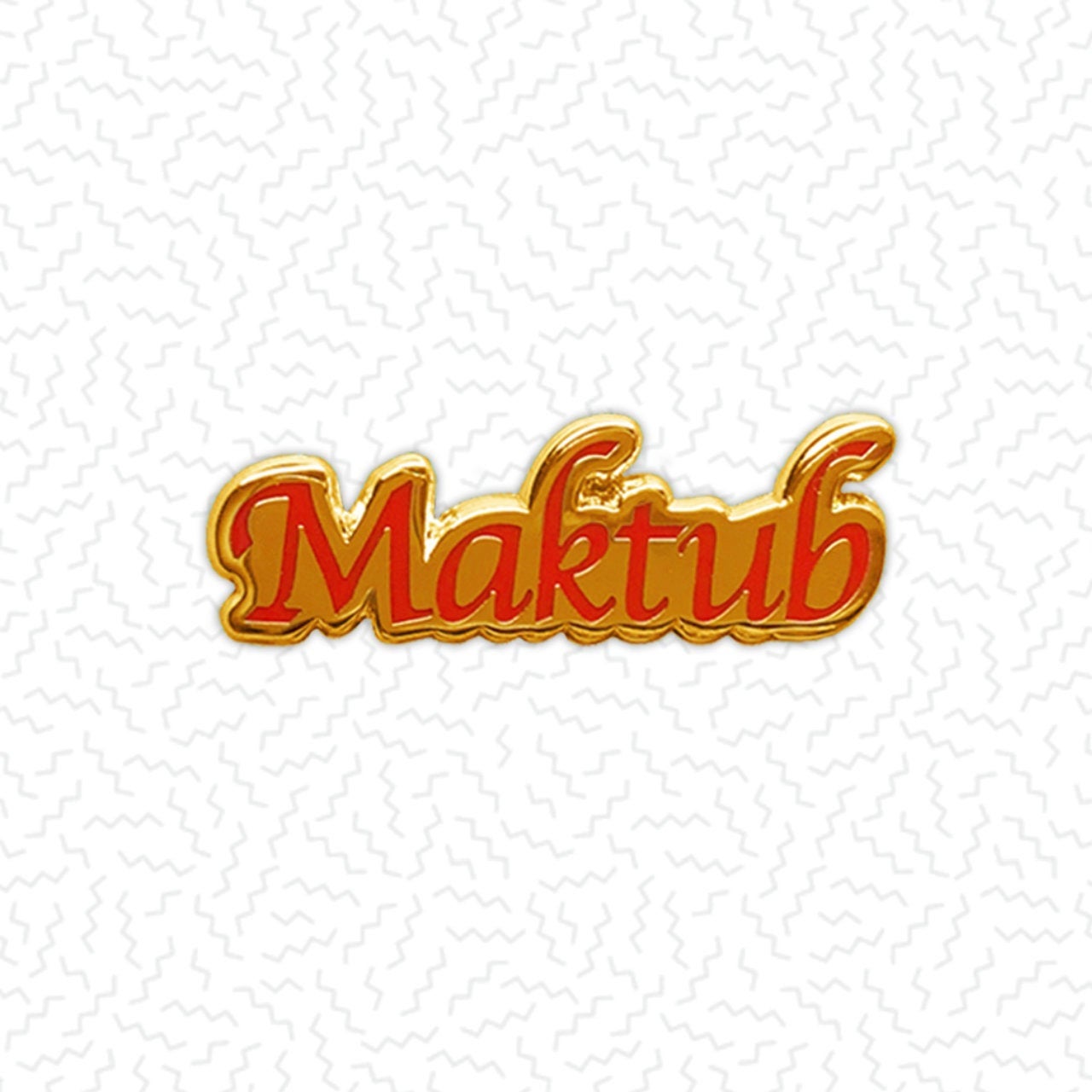 Maktub in Red Pin